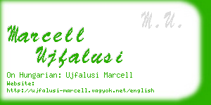 marcell ujfalusi business card